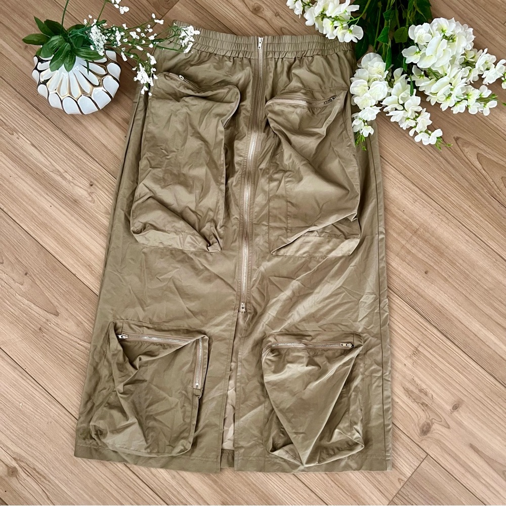 NEW Army Green Cargo Skirt